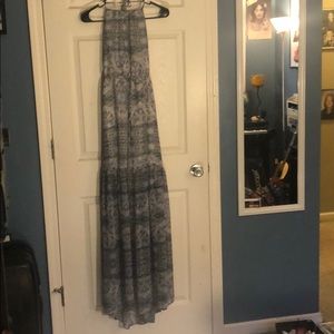 Blue maxi dress